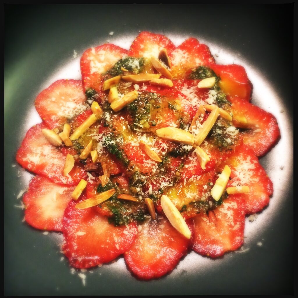 Erdbeer Carpaccio