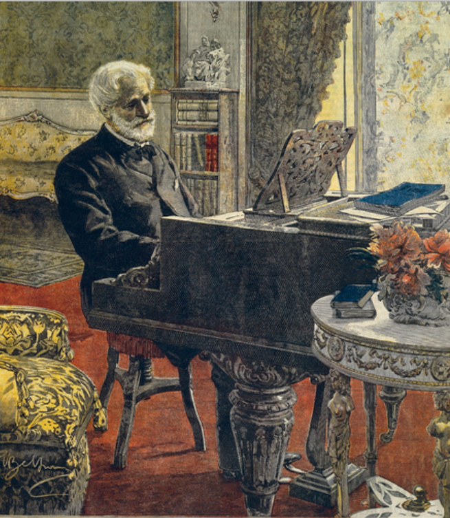 Verdi At The Piano At Sant'agata